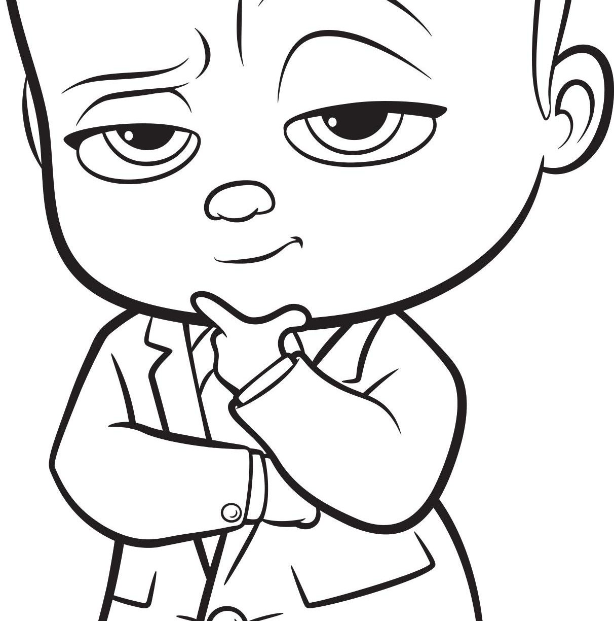 Coloring Pages Of Boss Baby Coloring Pages
