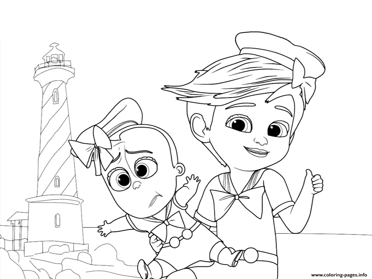 1200x900 Tim And The Boss Baby Up For Some Adventure Coloring Pages Printable