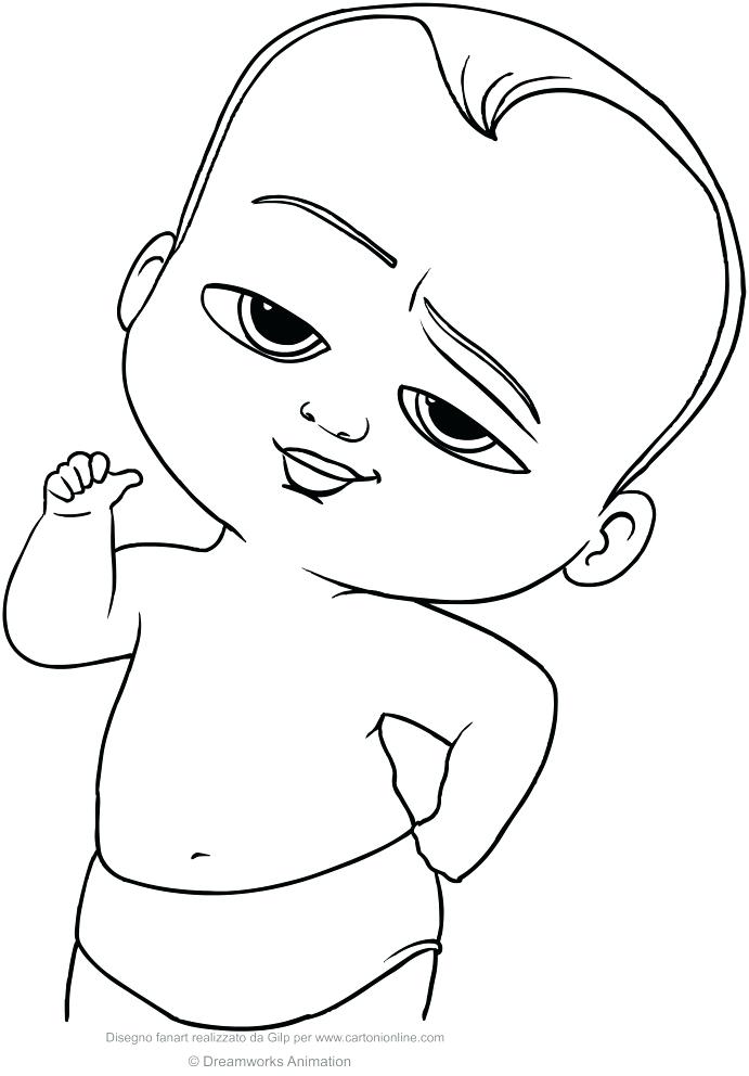 691x992 Baby Coloring Page Boss Baby Coloring Page To Print Baby Coloring