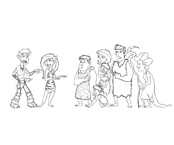 600x500 The Croods Coloring Pages Index Coloring Pages The Croods Free