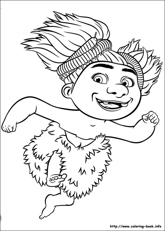 567x794 The Croods Coloring Picture