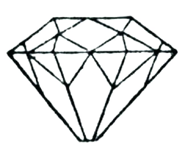 650x538 Diamond Coloring Pages Diamond Coloring Page Pictures Diamond