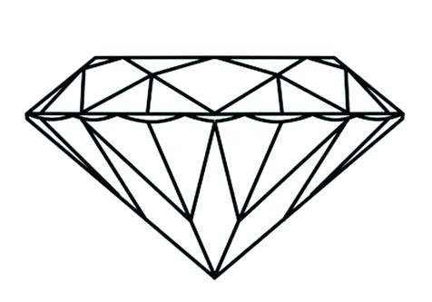 476x333 Diamond Coloring Pages Rhombus Shape Beautiful Diamond Coloring