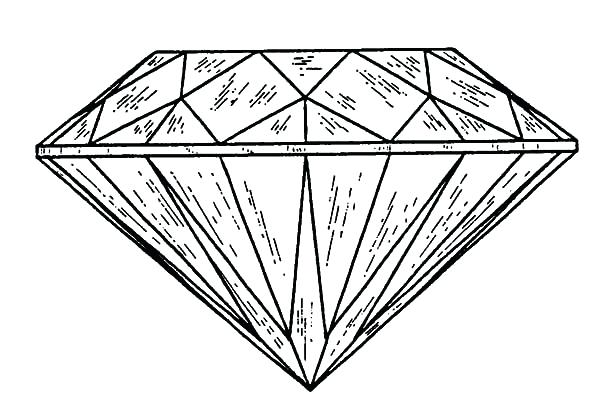 600x419 Diamond Coloring Coloring Page Media