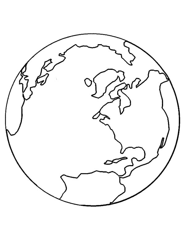 600x776 Earth Coloring Pages Free Printable 1