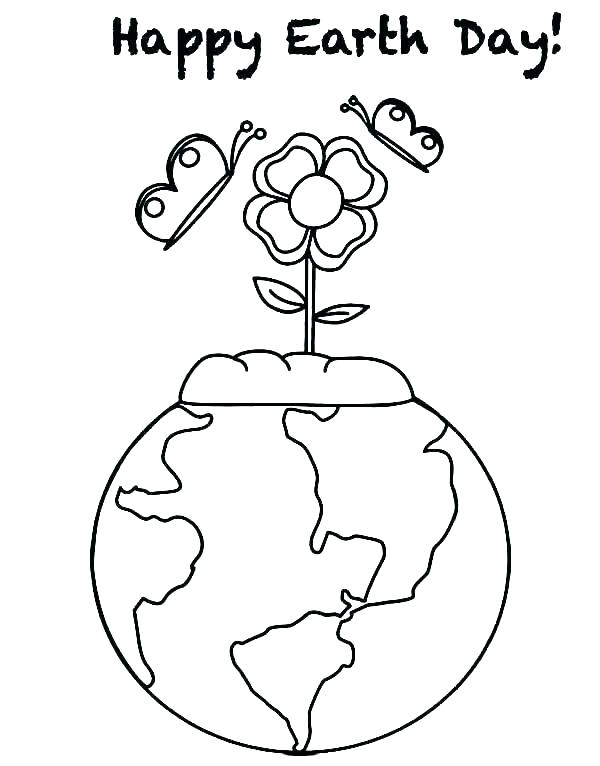 600x766 Earth Day Coloring Worksheets Coloring Pages Earth Earth Coloring