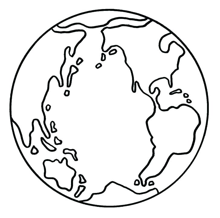 728x722 Planet Earth Printable Coloring Pages Coloring The Earth Earth