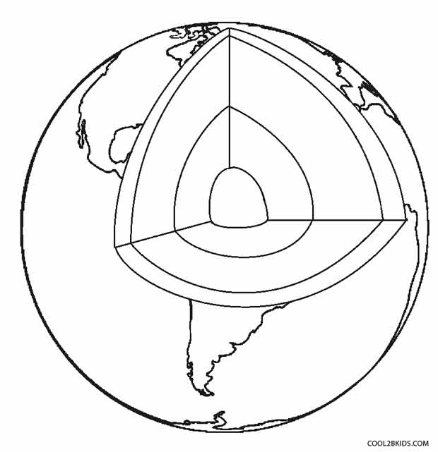 620x641 Printable Earth Coloring Pages For Kids Cool2bkids