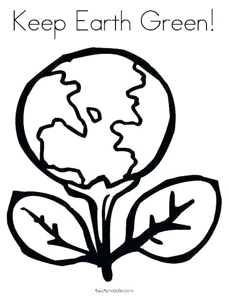 468x605 Earth Coloring Pages