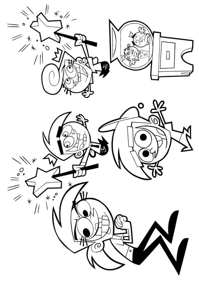 637x900 Coloring Pages Fairly Oddparents, Printable For Kids Amp Adults, Free