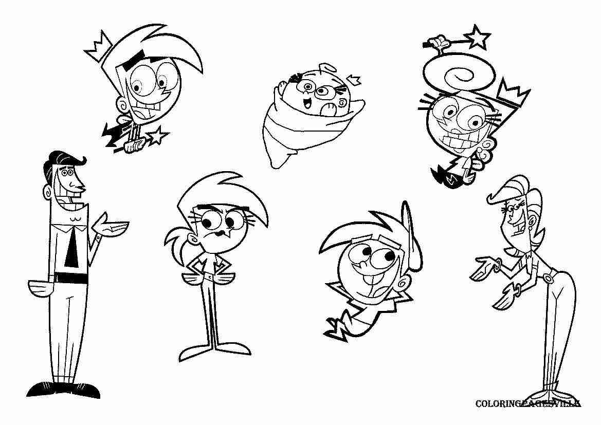 1169x827 Fairly Odd Parents Clipart 43 Amazing Coloring Pages Olegratiy