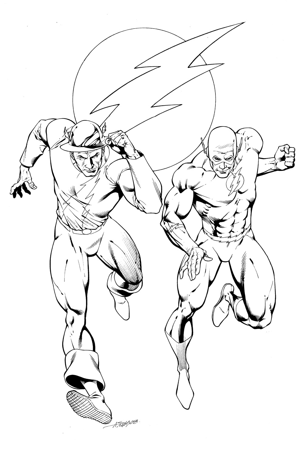 984x1500 The Flash Coloring Pages