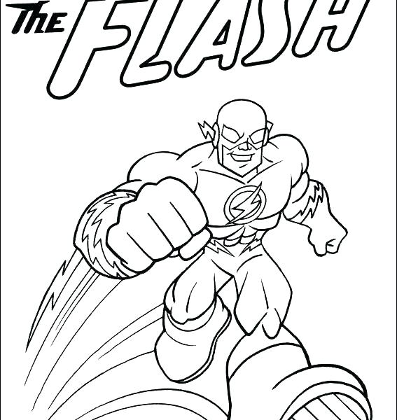 567x600 The Flash Running Coloring Flash Coloring Pages Free The Flash