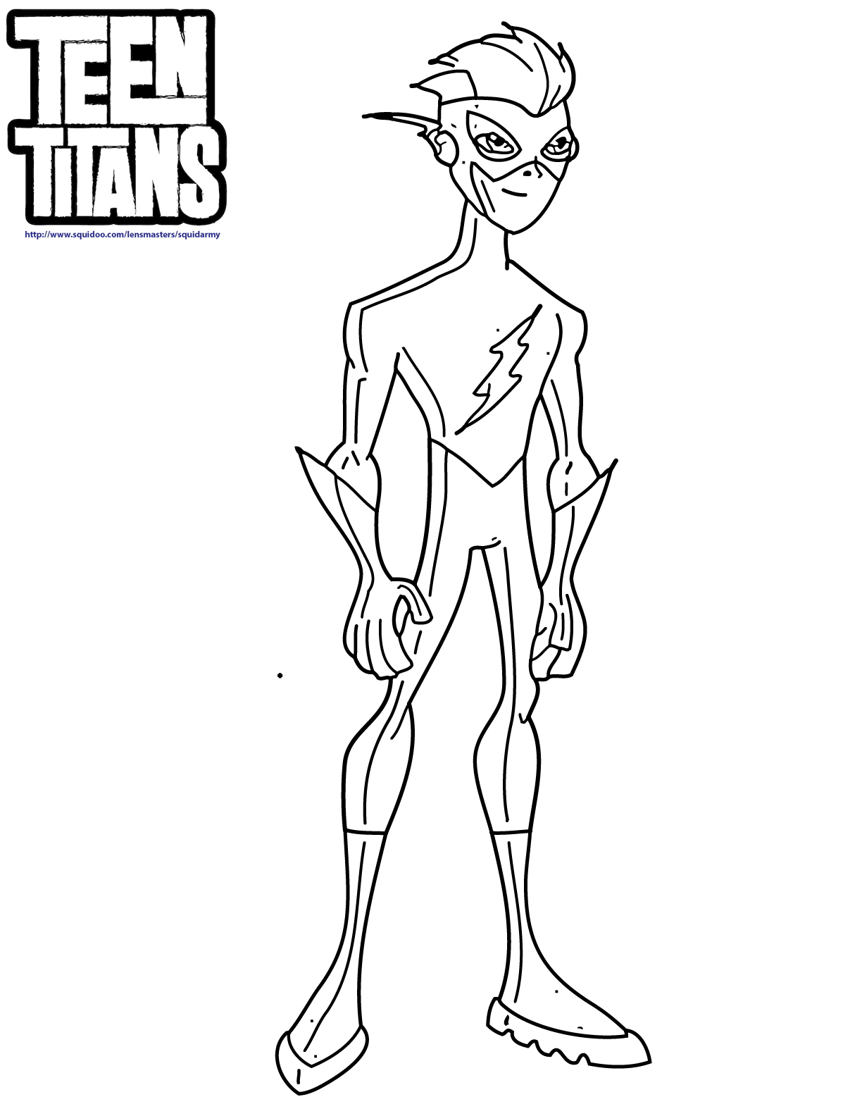 Flash Coloring Pages Teen Titans Kid 4 Kids Dc Super 1224x1584 Flash Coloring Pages Teen Titans Kid 4 Kids Dc Super