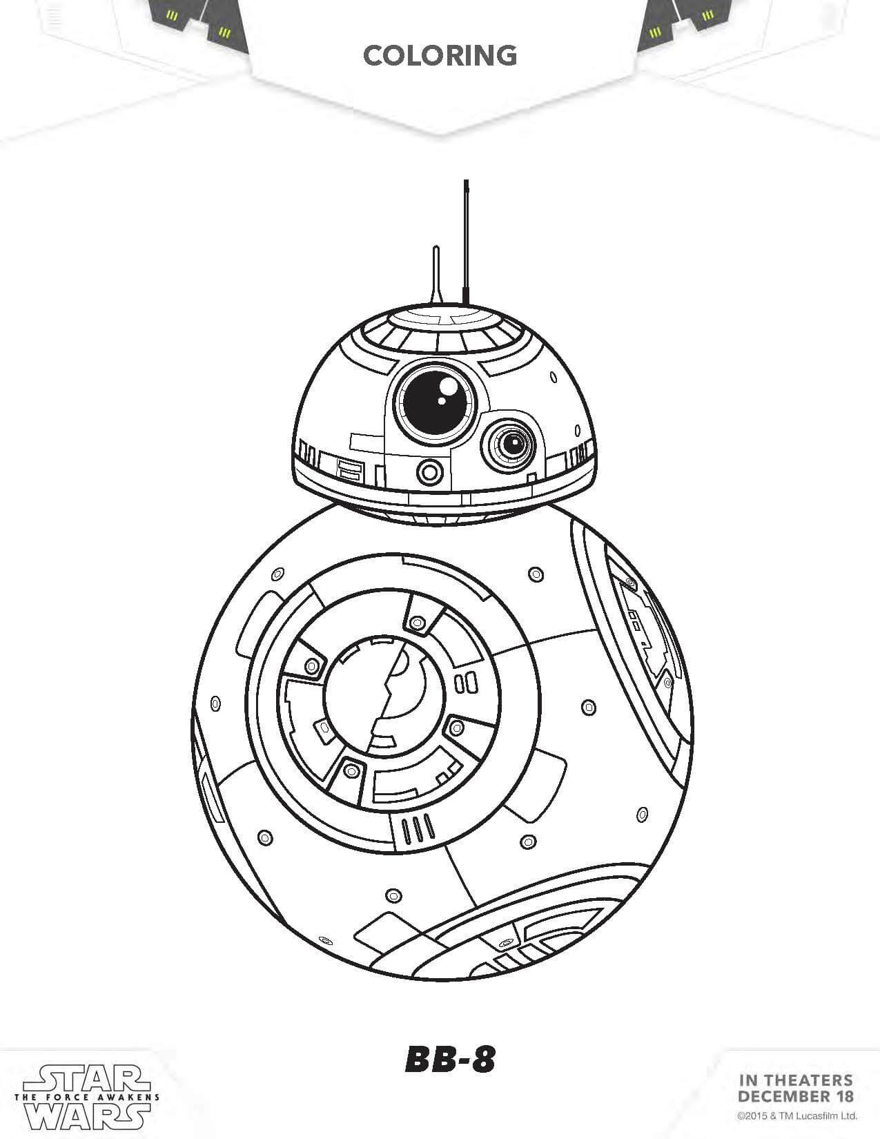 Star Wars The Force Awakens Coloring Pages Download 1275x1650 Star Wars The Force Awakens Coloring Pages Download