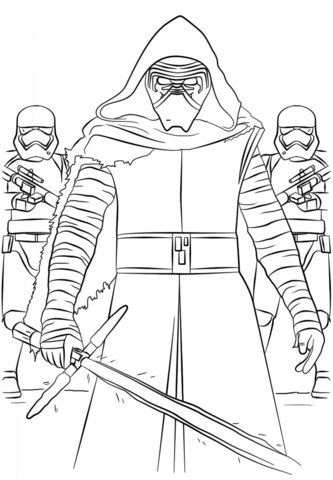 Star Wars The Force Awakens Coloring Pages 333x480 Star Wars The Force Awakens Coloring Pages