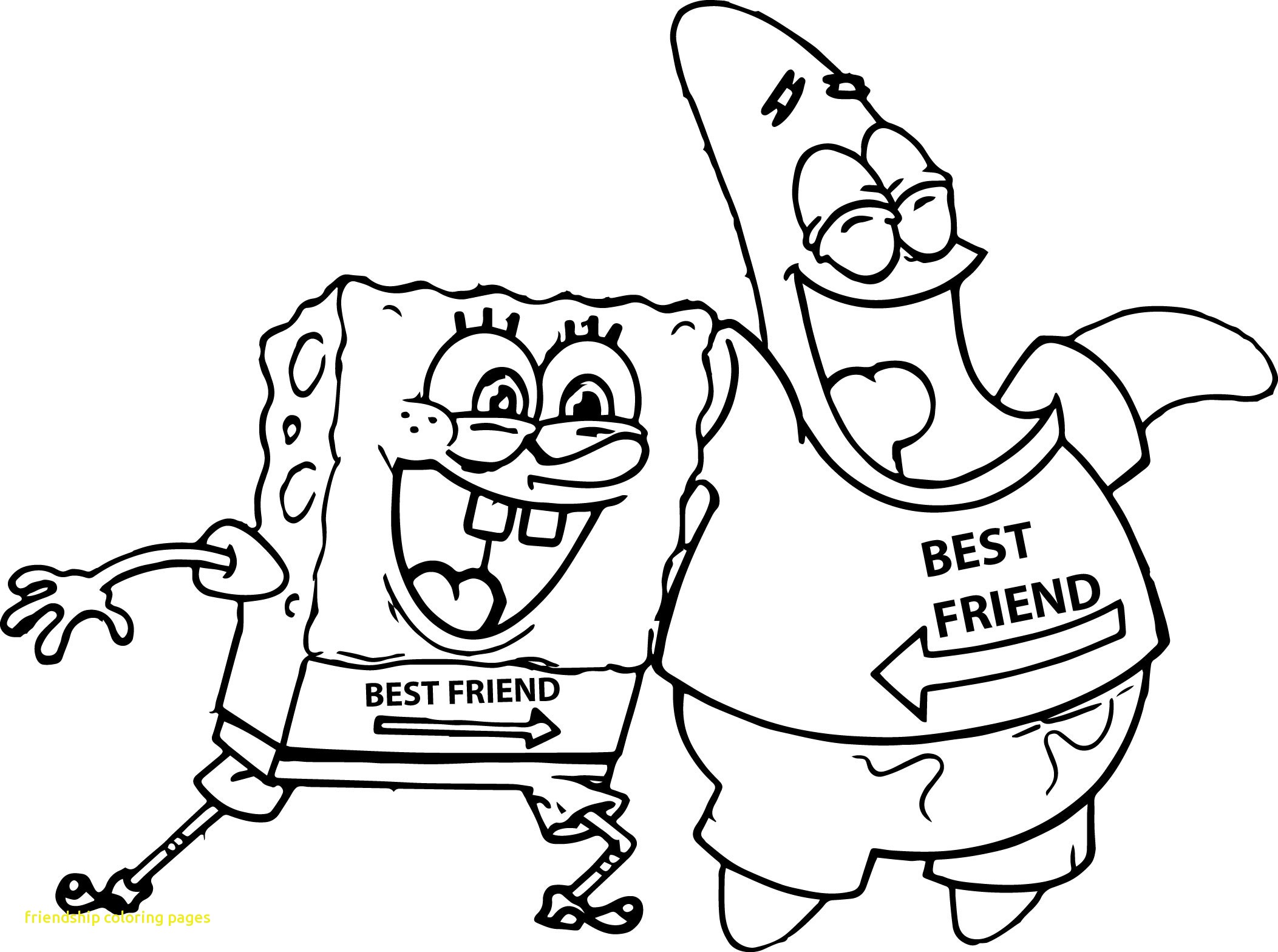 2105x1567 Friendship Coloring Pages With Friendship Coloring Page