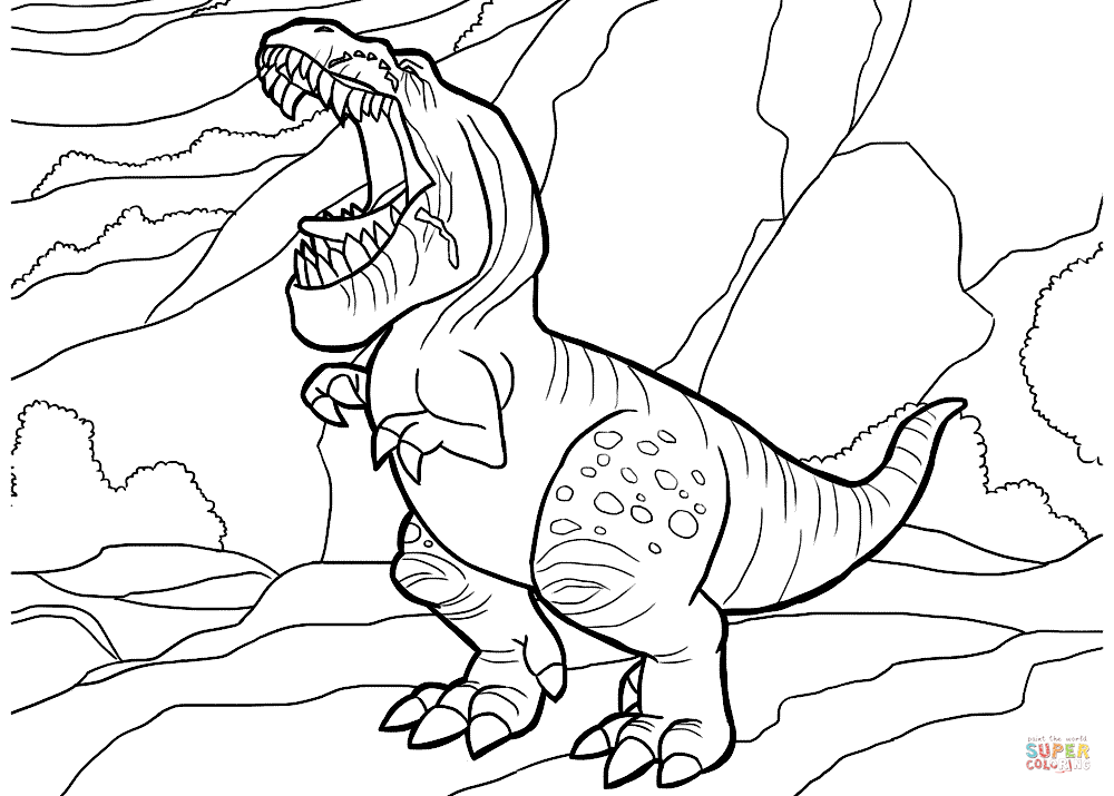 The Good Dinosaur Coloring Pages at GetColorings.com | Free printable ...