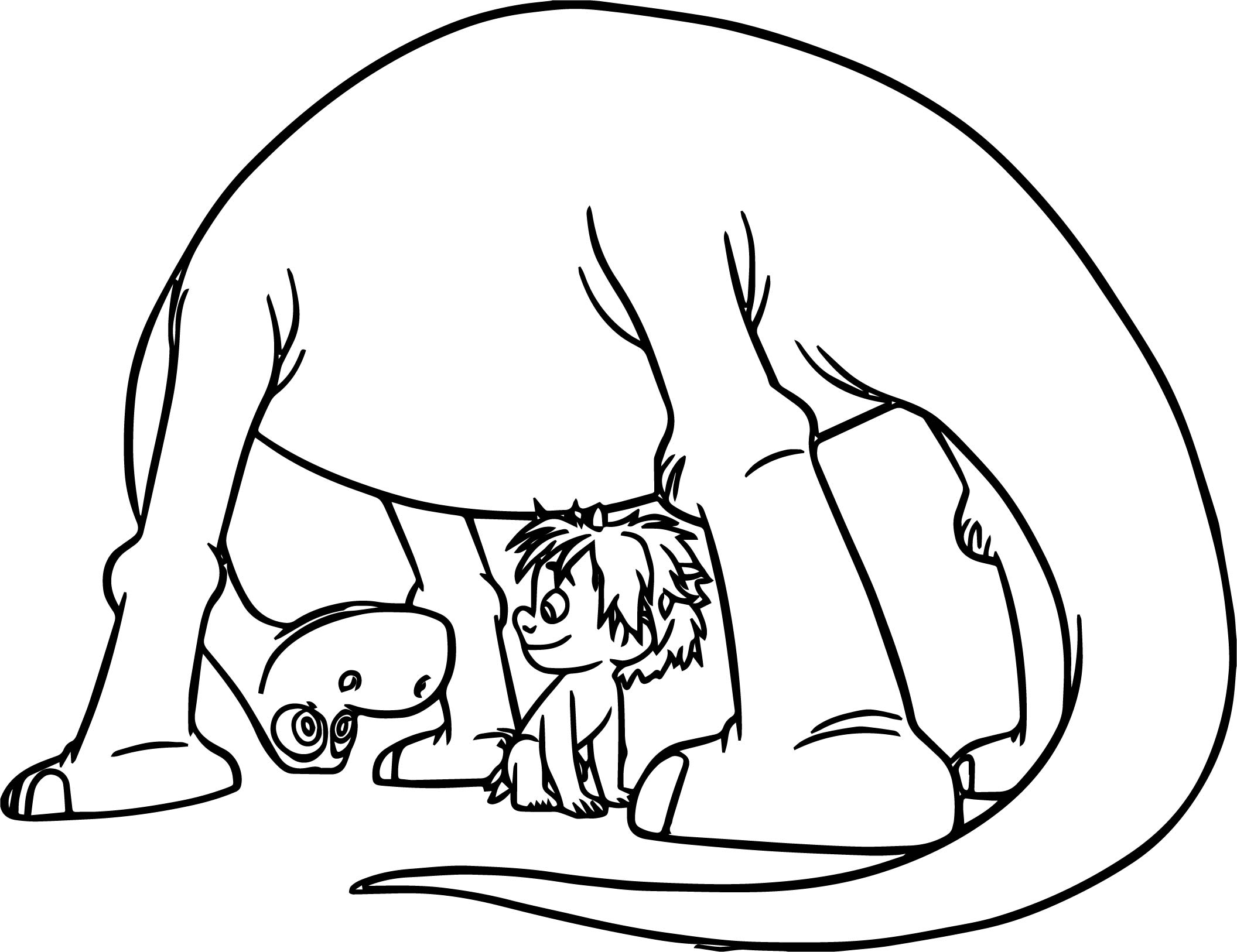 2112x1626 The Good Dinosaur Disney Arlo Spot Boy Cartoon Coloring Pages
