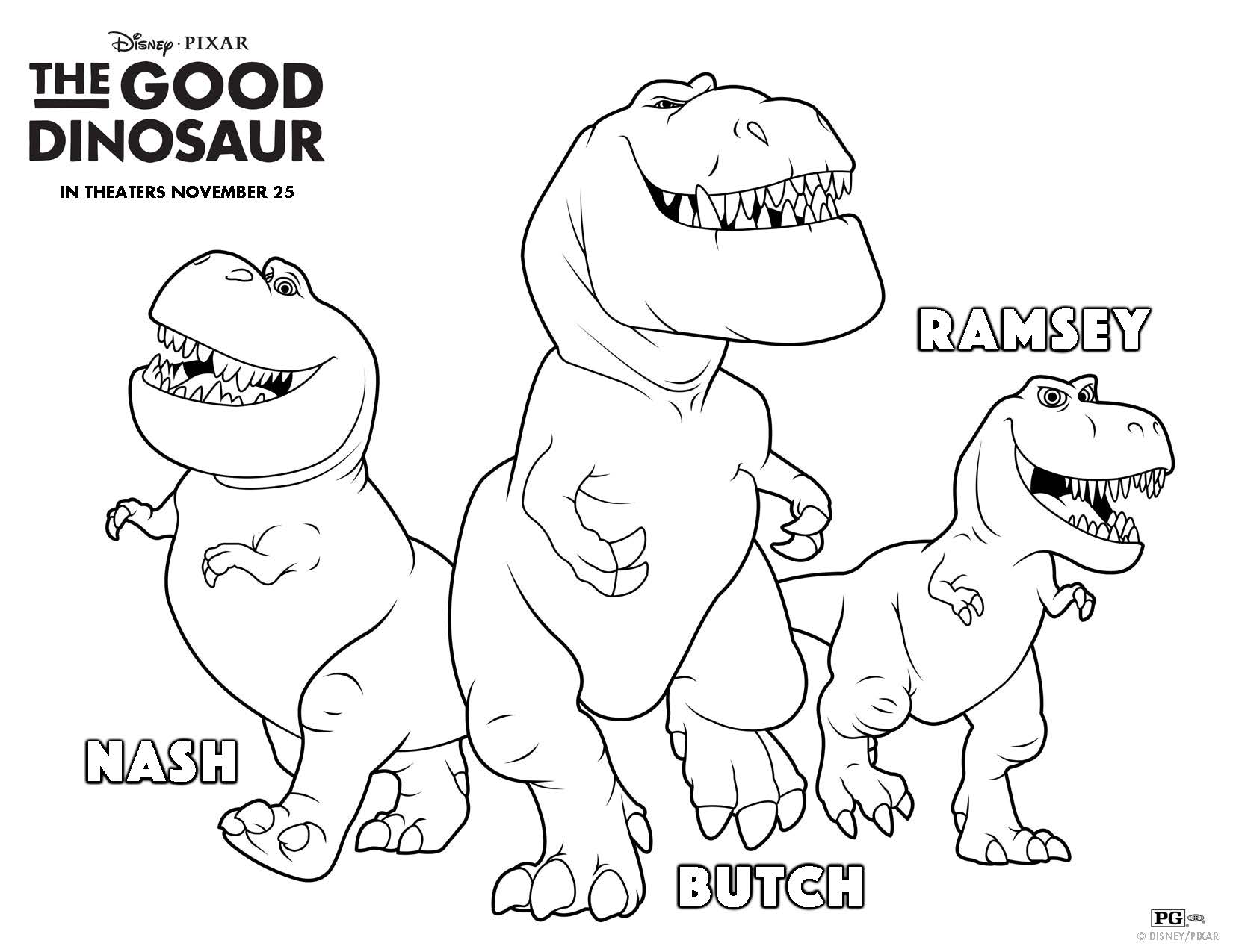 1650x1275 Good Dinosaur Coloring Pages