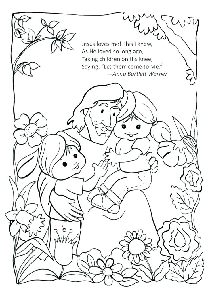 Jesus Loves The Little Children Coloring Pages The Great 723x1024 Jesus Loves The Little Children Coloring Pages The Great