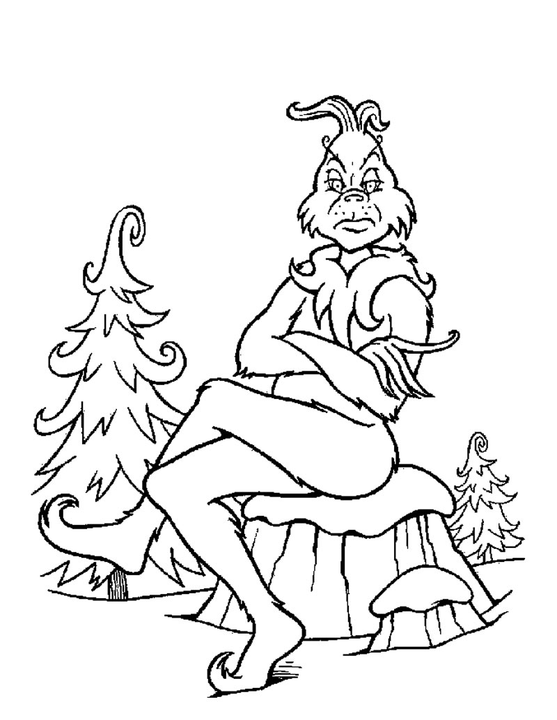 800x1034 Free Printable Grinch Coloring Pages For Kids