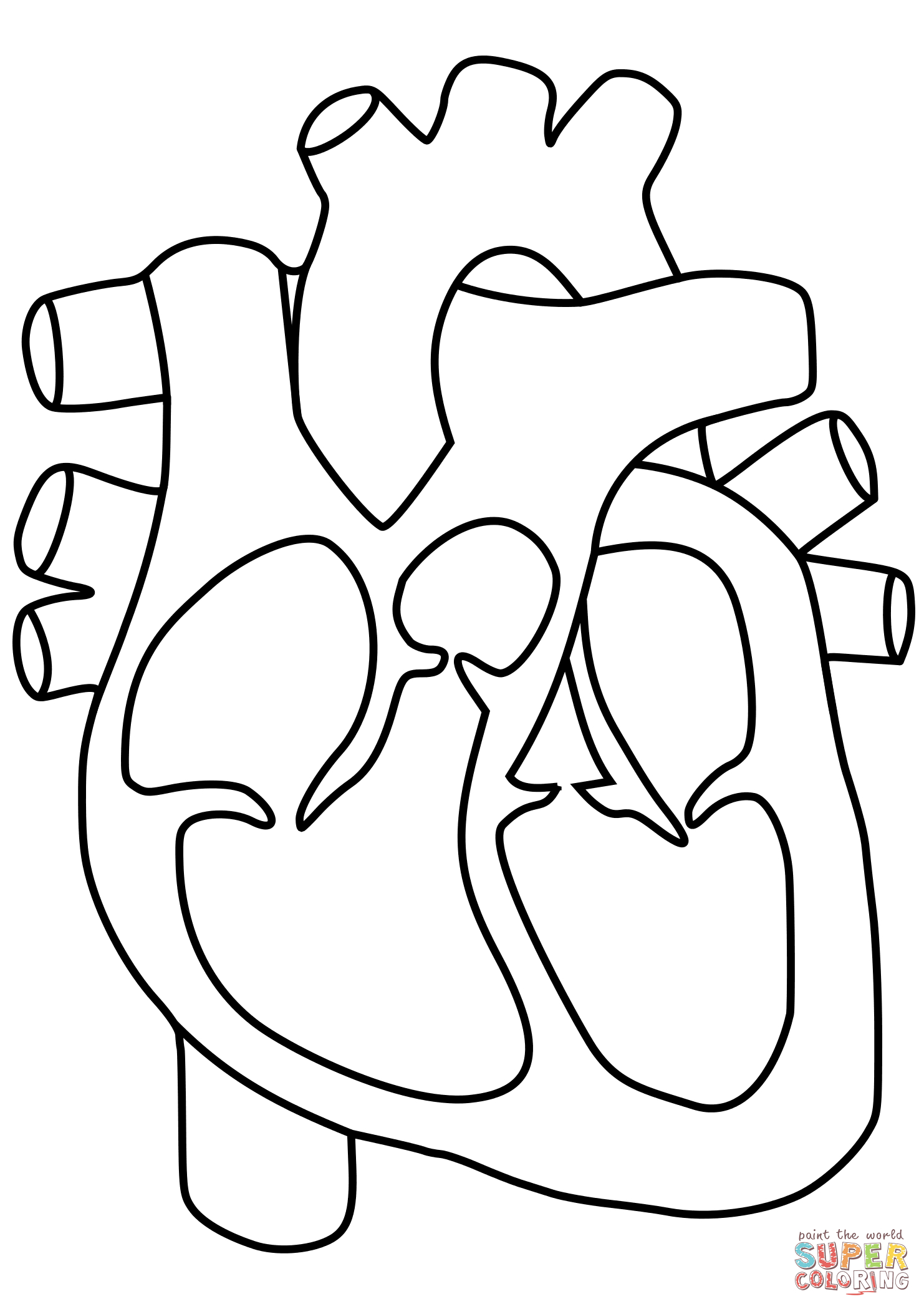 1482x2098 Human Heart Coloring Pages Human Heart Coloring Page Human Heart