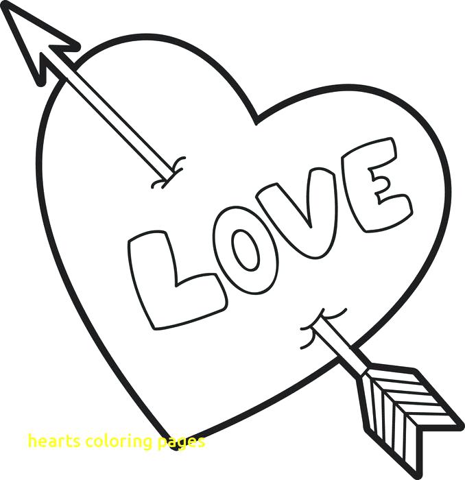 678x700 Love Heart Coloring Pages Hearts Coloring Pages With Heart