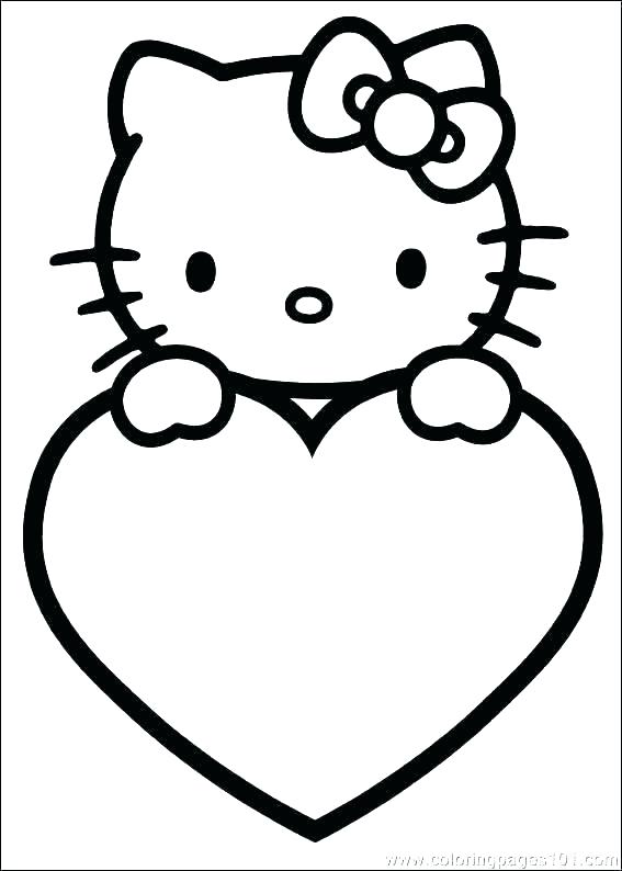 567x794 Coloring Page Of A Heart Heart Coloring Pages Free Heart Coloring