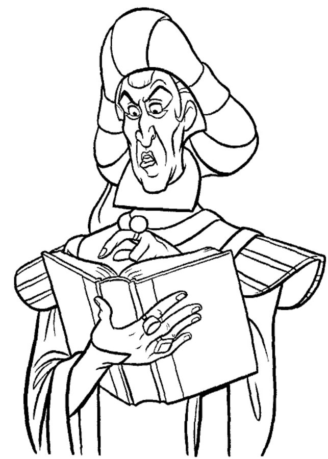643x900 Coloring Pages The Hunchback Of Notre Dame, Printable For Kids
