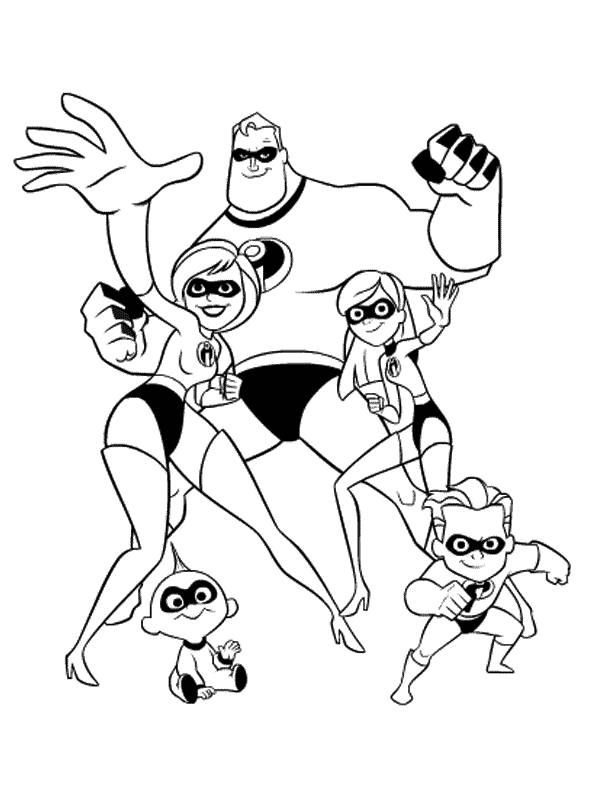 600x800 Awesome Back To Coloring Pages Mr Incredible And You Can Print It
