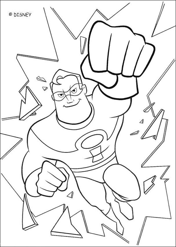 607x850 The Incredibles 23 Coloring Pages