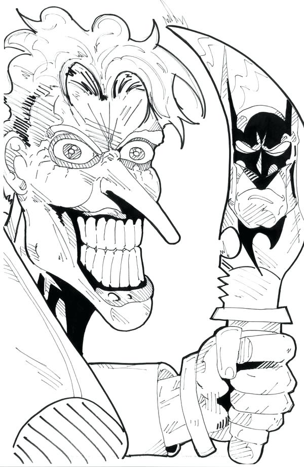 The Joker Coloring Pages at GetColorings.com | Free printable colorings