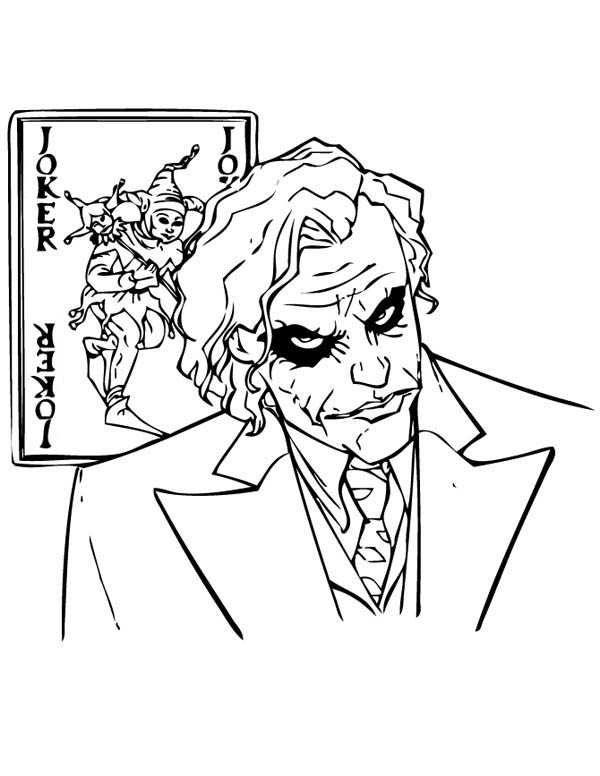 600x776 Why So Serious Joker Coloring Page