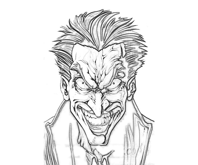 800x667 Joker Coloring Pages