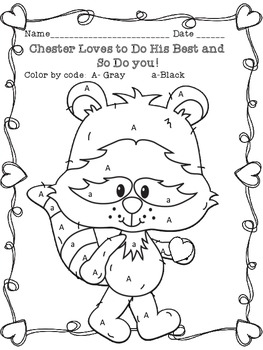 263x350 The Kissing Hand Chester Raccoon Coloring Page By Sarah Christy