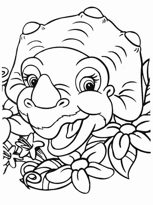 600x800 Cera Laugh Land Before Time Coloring Page