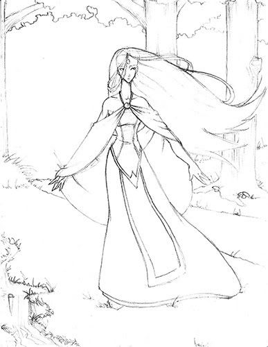 387x500 The Last Unicorn Coloring Pages Coloring For Kids