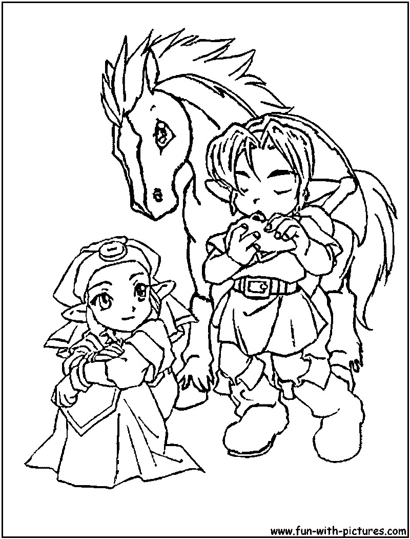 800x1050 The Legend Of Zelda Coloring Pages 301549 Entrancing