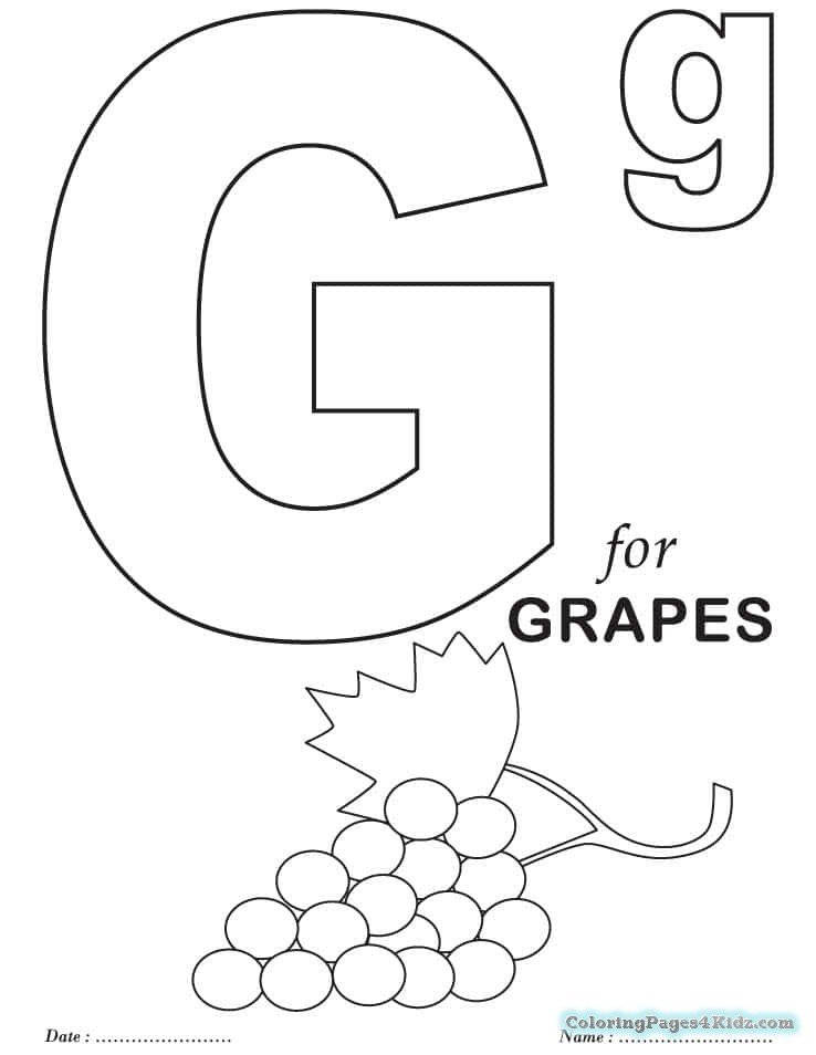Free Printable Letter G Coloring Pages Coloring Pages For Kids 738x954 Free Printable Letter G Coloring Pages Coloring Pages For Kids
