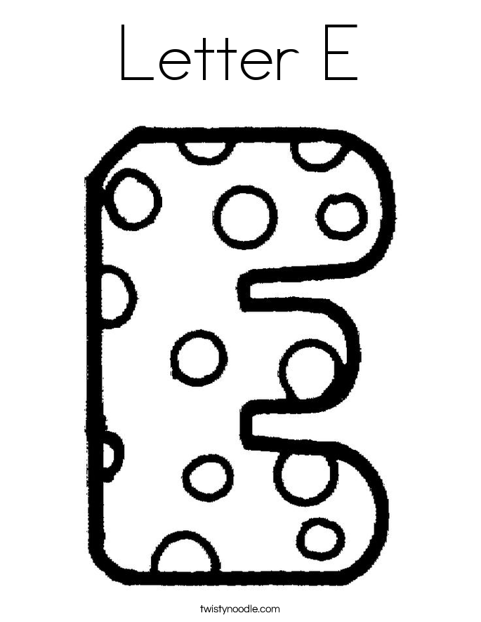 685x886 Letter E Coloring Pages