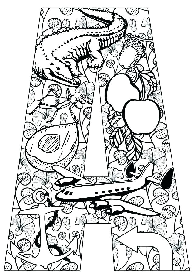 640x912 Letter Printable Coloring Pages Printable Letter Coloring Pages