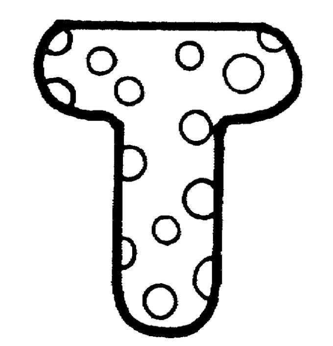 Letter T Coloring Pages Kids Coloring Pages 680x705 Letter T Coloring Pages Kids Coloring Pages