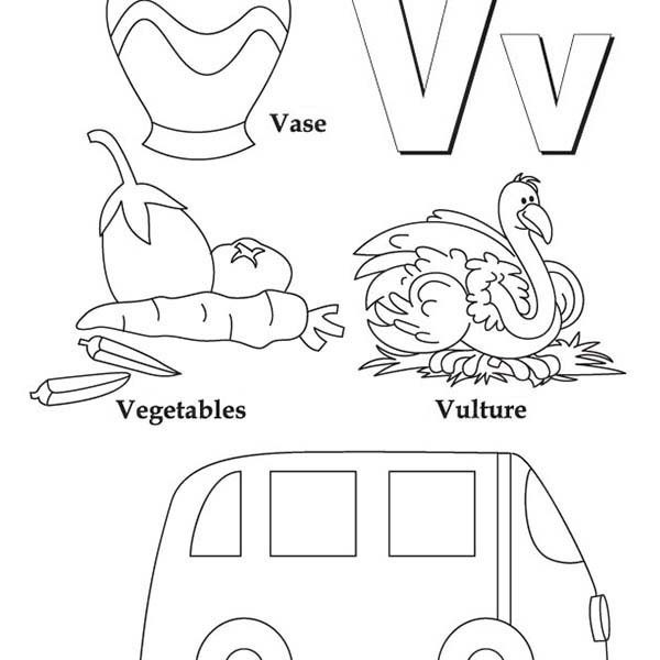 600x600 Letter V Coloring Pages Coloring Pages