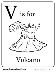 236x305 Free Printable Volcano Coloring Pages For Kids Volcano Pictures