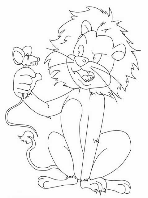 478x640 Kids Page Lion The Mouse Story Coloring Pages 1, The Lion