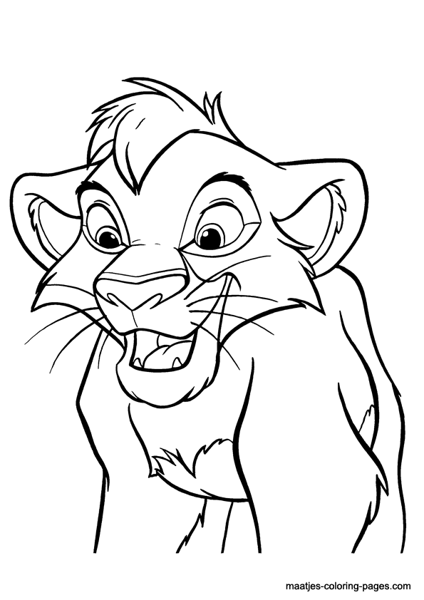 Lion King Coloring Pages 595x842 Lion King Coloring Pages
