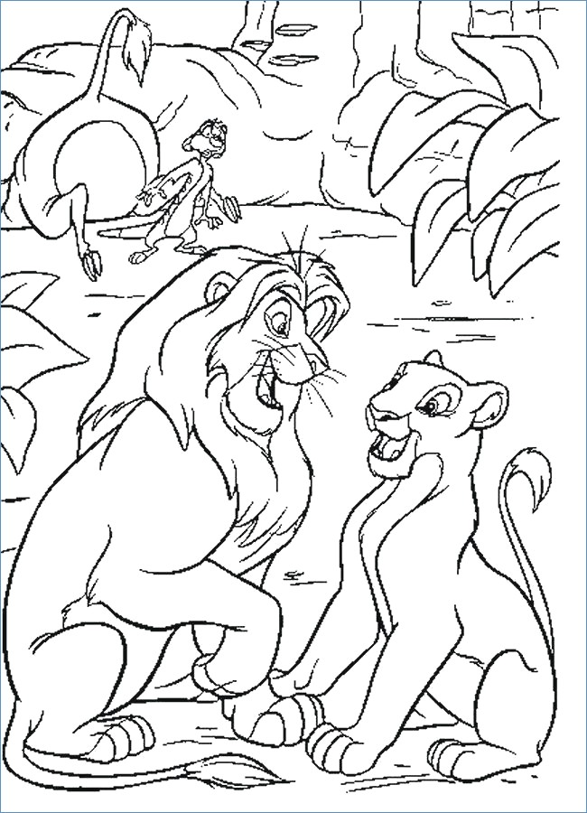 Nala The Lion King Coloring Page 650x900 Nala The Lion King Coloring Page