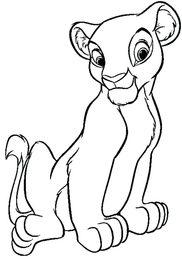 Lion King Coloring Page 600x854 Lion King Coloring Page