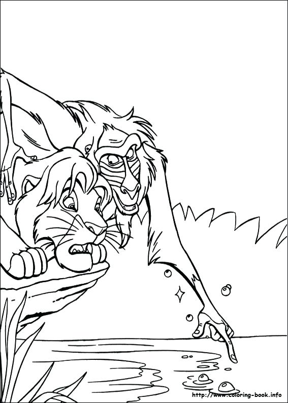 567x794 Lion Color Page The Lion King Coloring Pages On Lion King 2 Color
